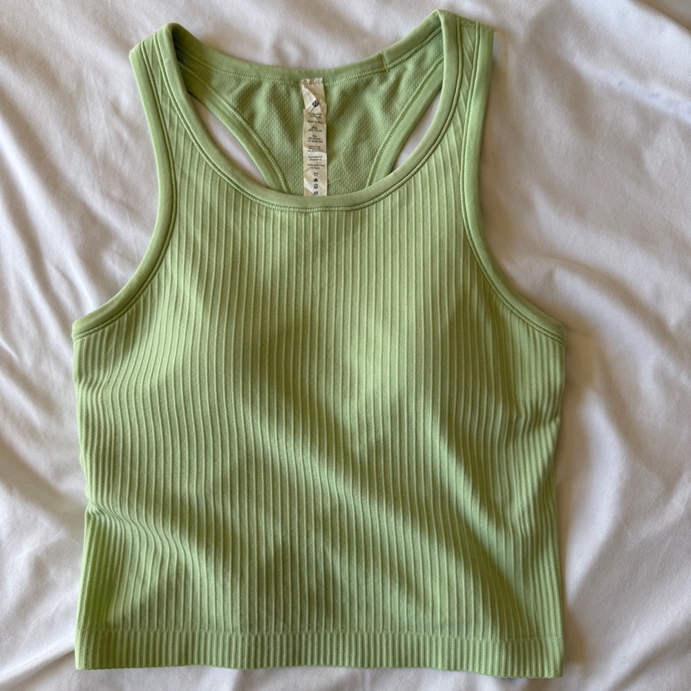 LULULEMON Ebb To Street Cropped Racerback Tank